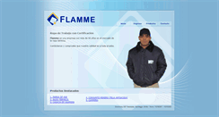 Desktop Screenshot of flamme.cl